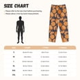 thumbnail image 3 of Balery Various Oranges Pantalones de pijama para mujer, pijamas ultraligeros, pantalones de estar por casa-XX-Large, 3 of 6