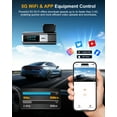 thumbnail image 3 of Odrey Car Dash Cam Front and Rear, Dashcam 4K Front and 1080P Rear Camera with 5G WiFi 64GB Card, Dash Camera for Cars with G-Sensor 24H Parking mode, Super Night Vision, Loop Recording, 3 of 8