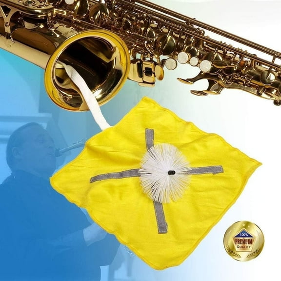 Libretto Alto Saxophone Swab, Lint-Free Microfiber, Easy Clean