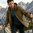 thumbnail image 5 of FchengtaiS Men's Packable Rain Jackets Full Zip Up Hooded Windbreakers Lightweight Raincoats for Outdoor Sports, 5 of 8