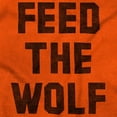 thumbnail image 2 of Feed The Wolf Sarcastic Hangry Gym Womens Slim Fit Graphic Tee Brisco Brands S, 2 of 5