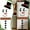 F, variant on Christmas Snowman Wall Decal & Fridge Magnet Sticker Set – Self-Adhesive Holiday Decoration for Doors, Windows, Home, School & Party Displays