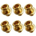 thumbnail image 1 of TISHITA 6pcs/Set Tuner Tuning Peg Bushing&Washer for Acoustic Guitar Replacement Gold, 1 of 3