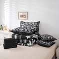 thumbnail image 6 of Feelyou Western Damask Twin Bedding Sets 7pcs, Bohemian Flower Bedding Comforter Set, 6 of 8