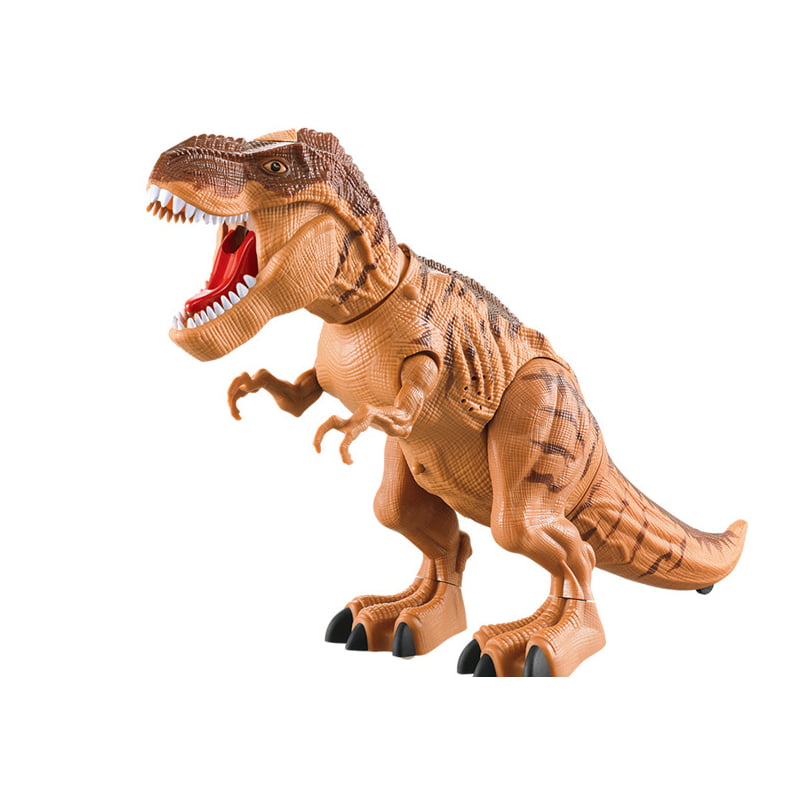 Electric Kids Children Walking Dinosaur T-Rex Figure Toys With Light &Sound Gift 