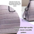 thumbnail image 2 of Women's Gradient Light Red High-Quality Leather Crocodile 2-Piece Set - Tote/Crossbody + Wallet, Waterproof, Soft & Fresh, Perfect for Spring & Summer, 2 of 3