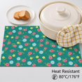 thumbnail image 5 of Placemat, Pioneer Flower Floral Print Pattern Place Mats Table Mat Set Of 2, PVC Washable Placemats for Party Kitchen Dining Decoration, 18x12 Inch, Fade Resistant, 5 of 6