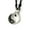 Black, variant on 's The Sun and Moon Yin Yang Necklace Pendants Pewter Silver