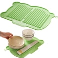 thumbnail image 4 of Kitchen Dish Drying Board, 13.78X10inch Countertop Dish Drain Board, Silicone Dish Drying Mat, Heat Resistant Kitchen Trivet Mat, Dish Rack Drip Tray Drain Board, Non-Slip Draining Trivet, 4 of 8
