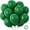 Dark Green, variant on Burculy 2 sets of Balloons Assorted Colors 100 Pack 12 Inch Colorful Rainbow Round Bright Latex Balloons for Birthday Bridal Shower Baby Shower Anniversary Wedding Party Decorations Arch Garland