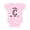 AD-Pink, variant on Letter C Monogram Tribal Arrow Girls Baby Bodysuit
