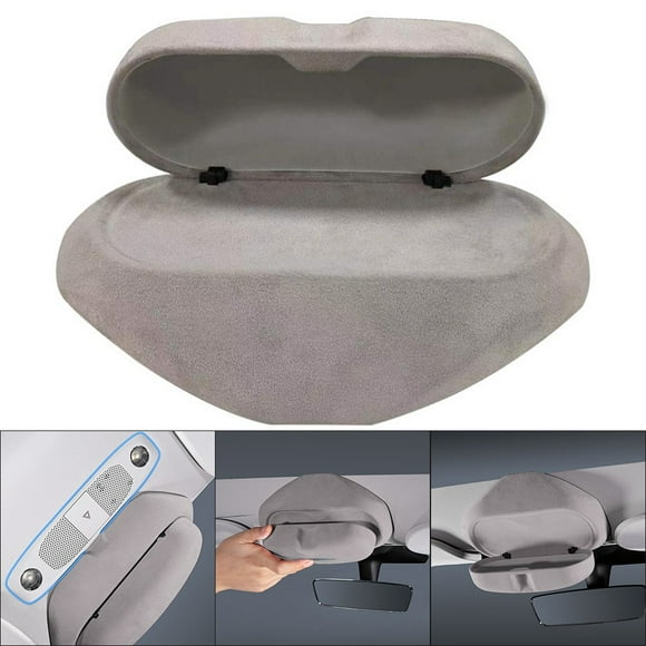 beisidaer Car Sunglasses Holder Auto Sun Visor Eye Storage Case For Tesla For Model Y