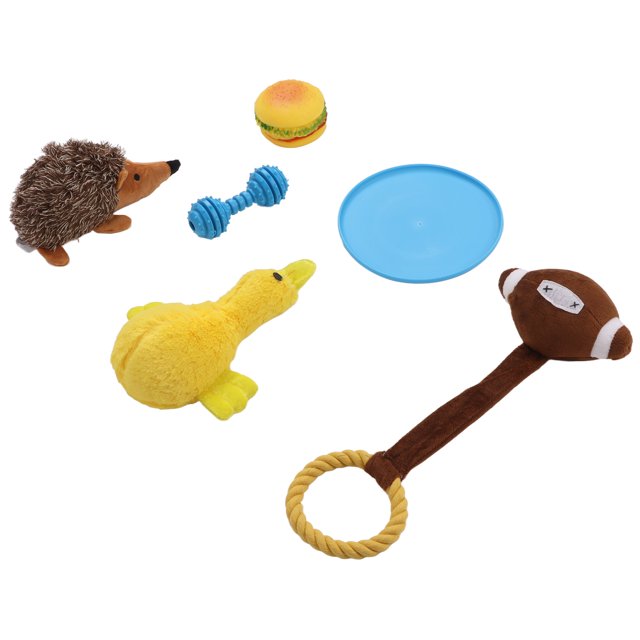 Pet Interactive Toys, 6Pcs Bite Resistant Interactive Flying Disc Dog Molar Toys For Puppys For Small Dogs