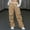 Khaki, variant on Baqcunre Cargo Pants Women 2023 Cargo Pants Woman Baggy Pants Zipper Slim Drawstring Waist With Pockets Loose Cargo Joggers Pants Linen Pants Women'S Pants Khaki XL
