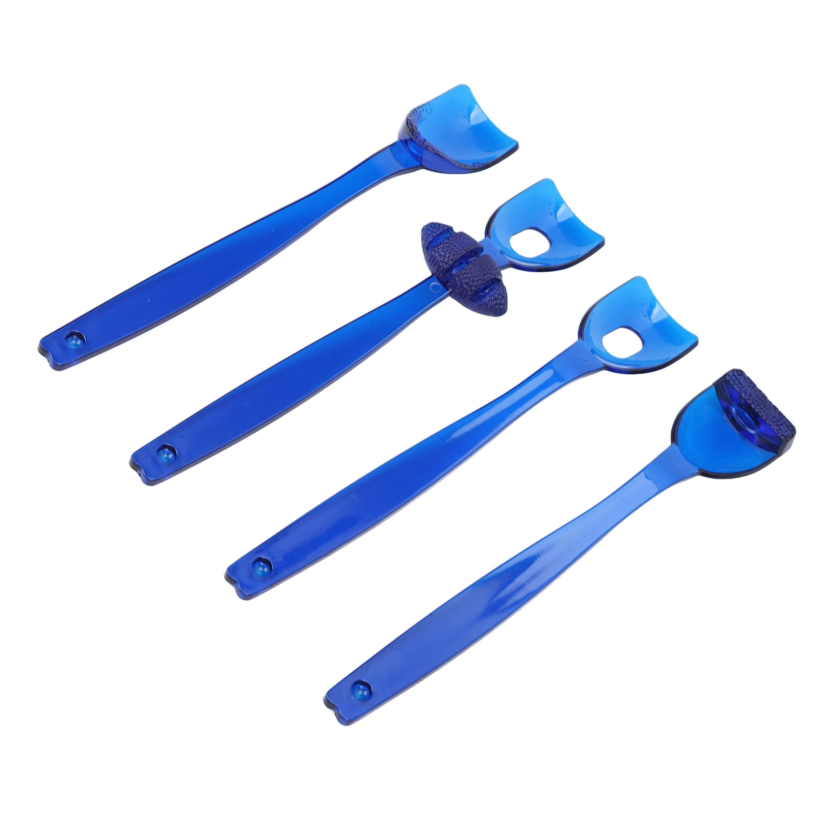 Oral Mouth Trainer, Tongue?Muscle?Trainer Increase Tongue Flexibility 4pcs Set Tongue Tip Exerciser Food Grade Plastic  For Oral?Movement?Disorders Blue
