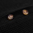 thumbnail image 6 of AZoiNM Men's Long Sleeve Henley Shirt Waffle Knit Regular Fit Casual Pullover Tee Soft Lightweight Button Front Top for Fall Winter Spring, 6 of 12
