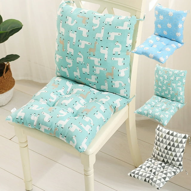 Cojín Alto para Silla, Ideal para Interiores y Exteriores | Cojín Wags | Resistente a La Lluvia y a La Intemperie | Material: Lino Multicolor | Tamaño: 40 X 80 Cm | Peso: 0,52 Kg | para Sillas, Tabur