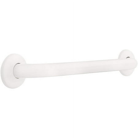 Peerless 18" Concealed Mount Grab Bar, White