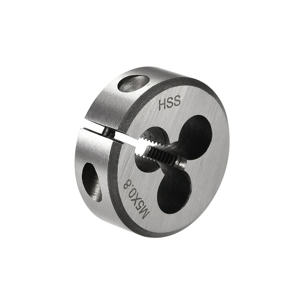 M5 X 0.8 Metric Adjustable Round Dies Machine Thread Dies, 25mm OD