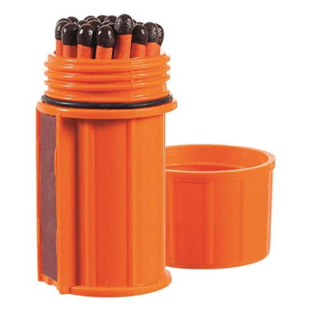 UCO Waterproof Fire Starter Matches Windproof with Stormproof Match Case, Camping, Emergency Survival Kit Supplies, 75 Count