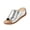 Silver, variant on Metallic Wedge Slide Sandals, Sandals Platform Wedge Beach Flats Ankle Chelsea Dress Shoes Orthopedic Casual Summer Slip On Sandal Flat Espadrilles Walking Slippers Arch Support Wedges, Silver 9
