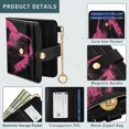 thumbnail image 5 of Small Wallet For Women Bifold Leather Pocket Coin Credit Card Holder With RFID Blocking Panda Side Face, 5 of 6