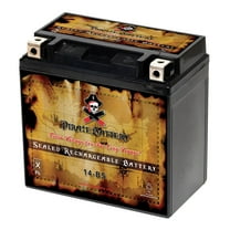 Pirate Battery YTX14-BS (14-BS 12 Volt,12 Ah, 200 CCA) Atv Battery for Honda Trx300fw Fourtrax 300 4x4 300cc 88-'00