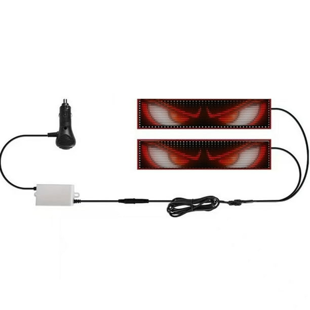 Ojos Dinámicos para Pantalla LED Coche Suave Ventanas