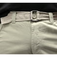 thumbnail image 5 of RAW X Mens Belted 12.5" Inseam Knee Length Cargo Shorts, Stone, 46, 5 of 8