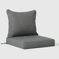 thumbnail image 6 of WestinTrends Avalon Outdoor Modern HDPE Patio Club Chair with Deep Seat Cushions, Navy Blue/Gray, 6 of 10
