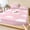 Pink, Blush, Rose, White, variant on Twin Sze Fitted Sheet Set - Clouds Sky 2 Piece Bedding Sets 16" Deep Pocket Fitted Sheet with 1 Pillowcase, Cartoon Blue White Cloud Modern Minimalist Brushed Microfiber Hotel Luxury Bed Sheets