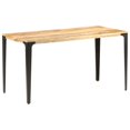 thumbnail image 1 of vidaXL Dining Table 140x70x76 cm Solid Mango Wood, 1 of 5
