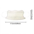 thumbnail image 3 of Dsscvnef Macaron Wa Ve Shaped Ma Sk Non Me Dical Multicolor Disposable Face Ma Sks Breathable Non Woven Maskial Mouth Cover 3 Layer Elastic Earloop 4Color, 3 of 6