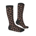 thumbnail image 4 of Lsque Bulldog with Sunglasses Printed Crew Socks Men's Women's LightWeight Thin Casual Calf Socks ,Knee High Socks,Cotton Socks, 4 of 9