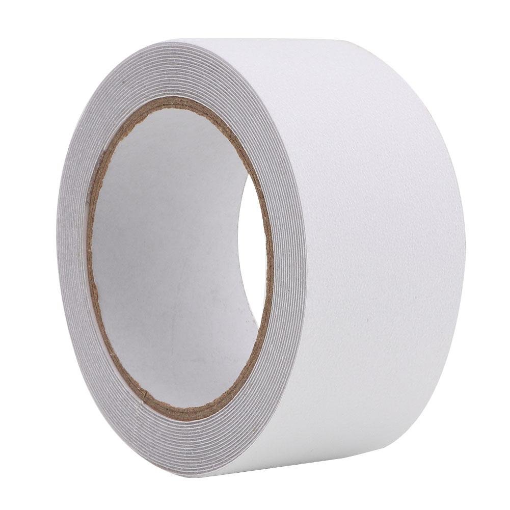 PEVAPU Rubber Non-Slip Tape – 5m Anti-Slip Abrasive Safety Strip For Stairs, Floors, Bathrooms & Swimming Pools (White)