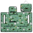 thumbnail image 3 of Xoenoiee Golf Hole Grassland Print Golf Cart Accessories Portable Golf Cart Seat Cover Lightweight Cart Seat Cushion Cover Universal Fit Golf Cart Accessories Easy to Install, 3 of 7