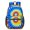 Red and Yellow Tie Dye Pattern-1, variant on Red and White Tie Dye Pattern 17" Waterproof Oxford School Backpacks for Teens, S-Shape Padded Straps, for School, Travel, Hiking, Camping