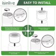 thumbnail image 3 of Core 400S Replacement Filter for LEVOIT Core 400S Smart WiFi Air Purifie-r, Core 400S-RF 3-in-1 True HEPA Activated Carbon Filter, LRF-C401S-WUS, 2 Pa, 3 of 8
