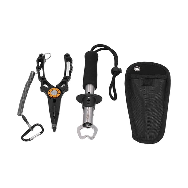 Pinzas de pesca NikouMX mini tijeras de pesca multifuncionales con Agarre de pesca y labio