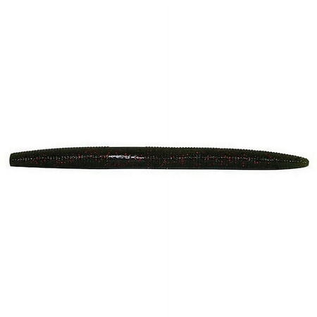 Gary Yamamoto Custom Baits 5 Senko Rubber Worm Fishing Lure Watermelon Black Red Flake
