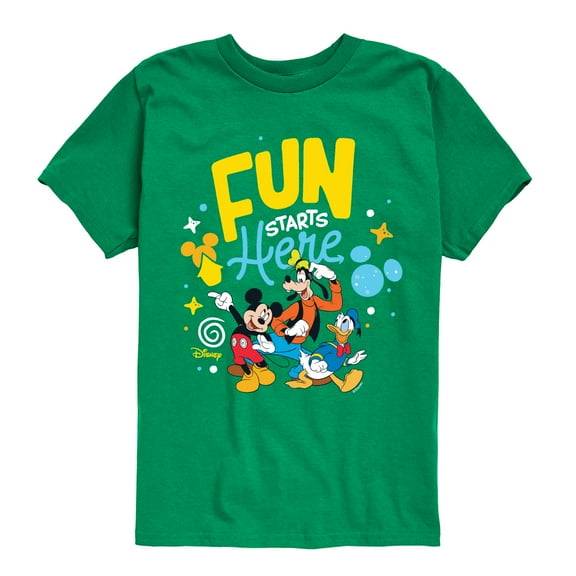 Disney Jr - Fun Starts Here - Toddler & Youth Short Sleeve Graphic T-Shirt