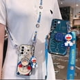 thumbnail image 4 of Vivo V27e V27 PRO Funda Blu-ray Doraemon Soporte De Muñeca De Dibujos Animados Pareja Para Teléfono VIVOV27 Carcasa Con Correa De Letras De Moda, 4 of 4