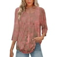 thumbnail image 6 of Women Short Sleeve Tops Plus Size Blouses for Women Dressy Casual My Orders Placed Recently By Me, 6 of 7