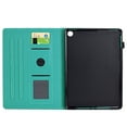 thumbnail image 6 of Case for Amazon Kindle Fire 7 12th Gen 2022, Fiber Texture PU Leather Folio Stand Cover Flip Tablet Case with Credit Card Slot & Auto Wake/Sleep & Magnetic Clasp for Fire 7 12th Gen 2022, Light Green, 6 of 6