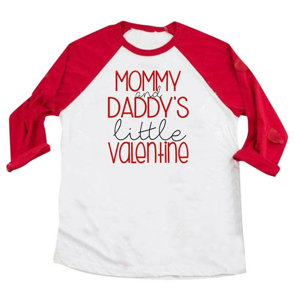 Generic Kids Winter Wonderland Outfits Kid Baby Valentine's Day T Shirt Toddler Girls Boys Crewneck Long Sleeve Letter Heart Print Blouse Valentine Oversized Tee Tops(2-3 Years,Red)