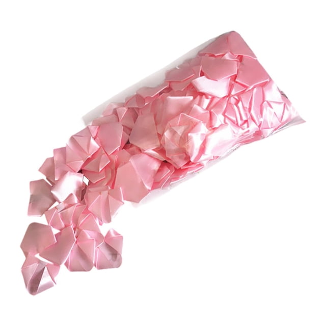 234 piezas de cinta de satén prefabricada con pétalos de rosa para decorar manualidades y coser.