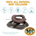 thumbnail image 3 of Pack Approved Beef Collagen Rings - Single Ingredient Natural Dental Treats for Dogs, 3.5inch rings, 4 Count, 3 of 9