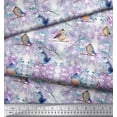 thumbnail image 2 of Soimoi Rayon Fabric Branch & Bird Artistic Fabric Prints by Yard 56 Inch Wide, 2 of 3