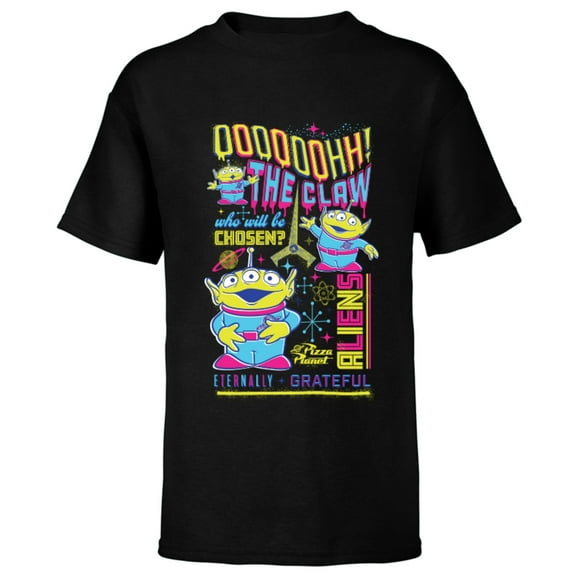 Disney and Pixar’s Aliens Who Will Be Chosen Poster - Short Sleeve T-Shirt for Kids - Customized-Black