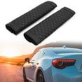 thumbnail image 3 of Unique Bargains 2PCS Black Faux Leather Safety Seat Belt Cover Shoulder Pads Covers for Auto Car, 3 of 3